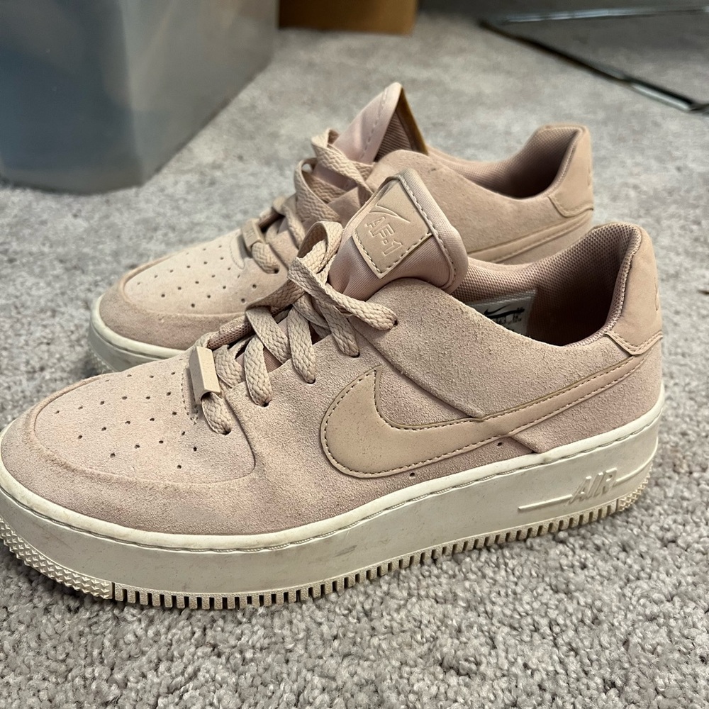 Nike Pink Sneakers Suede Air Force 1